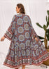Women's Chic Plus Size Havenah Boho Kimono Dress